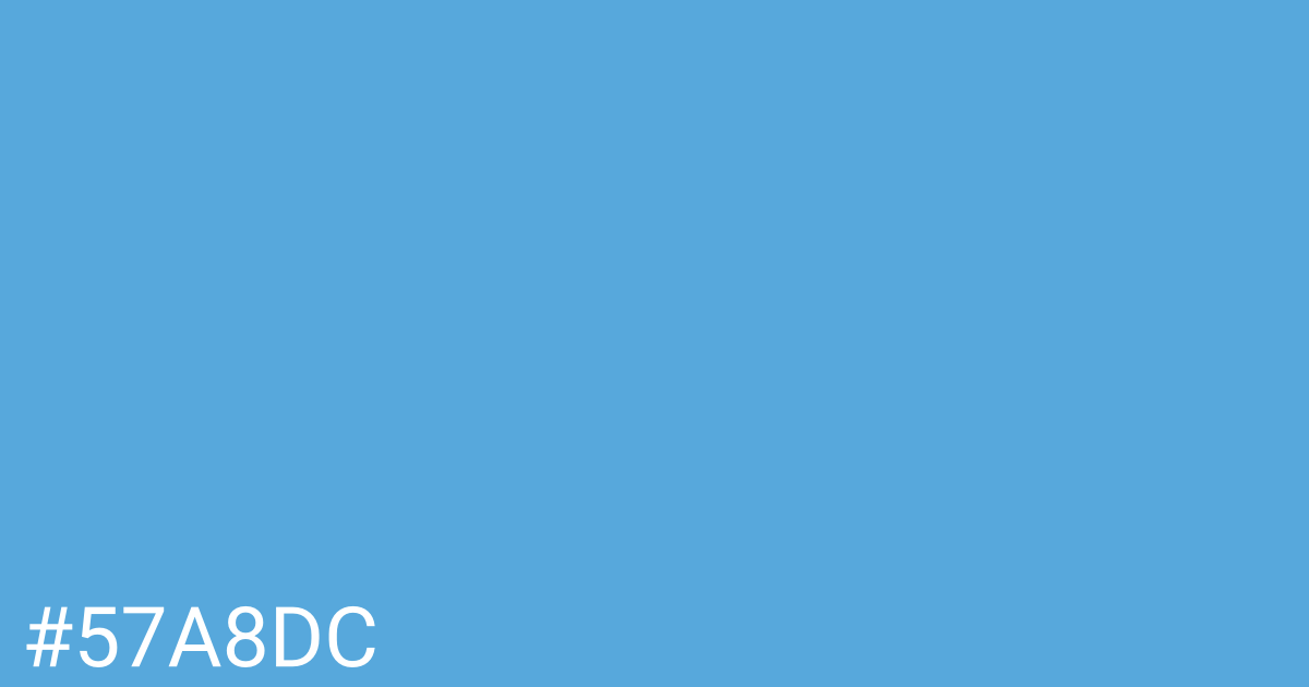 Hex color #57a8dc graphic