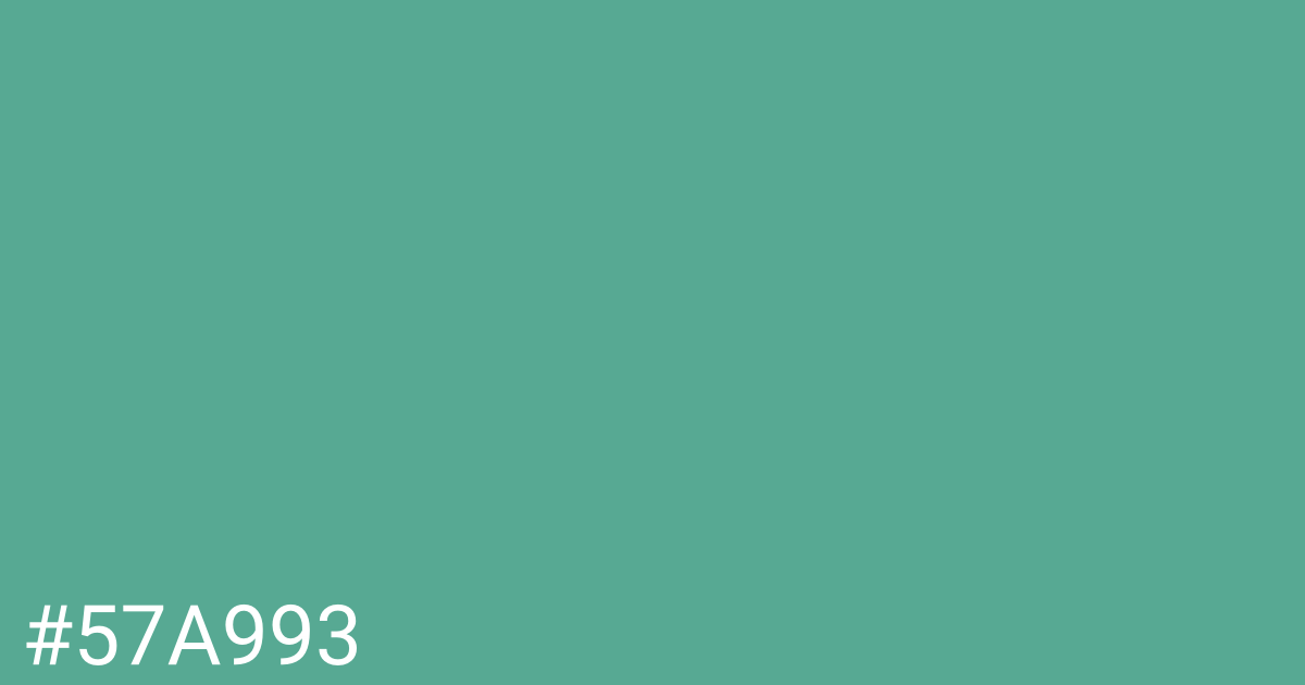 Hex color #57a993 graphic