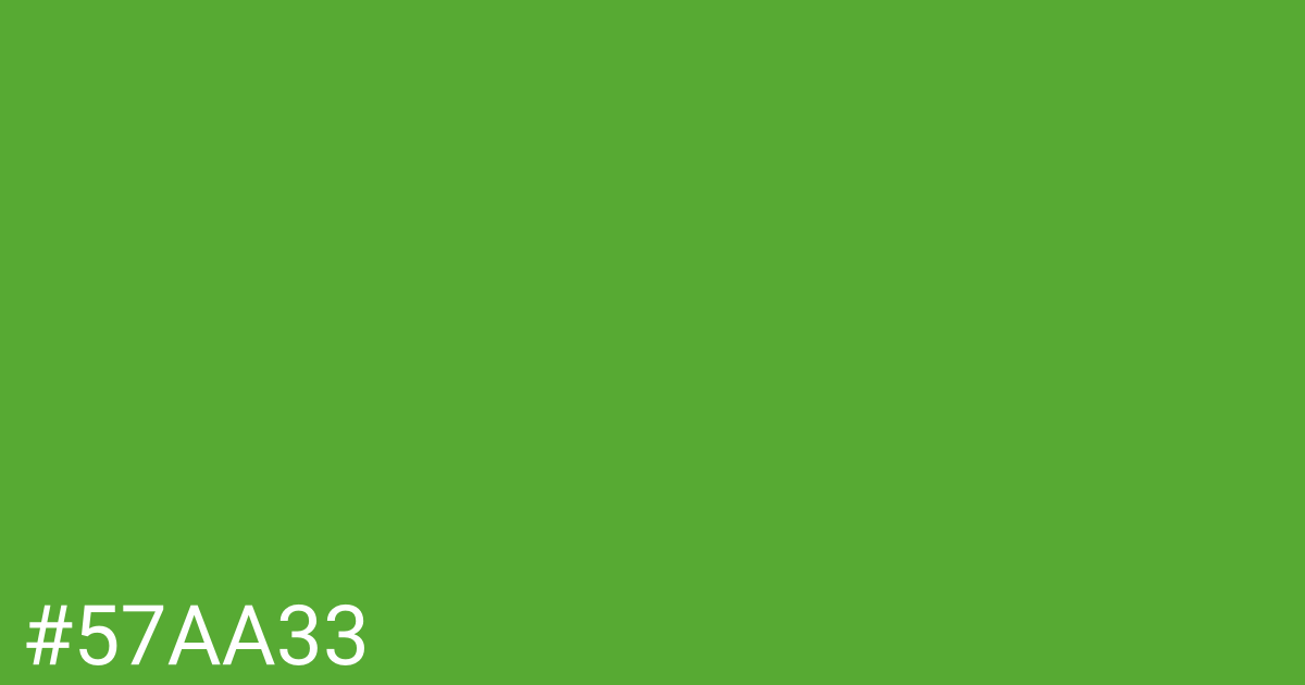 Hex color #57aa33 graphic