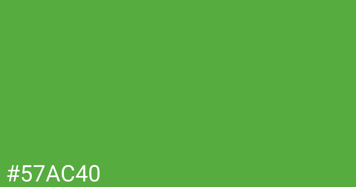 Hex color #57ac40 graphic