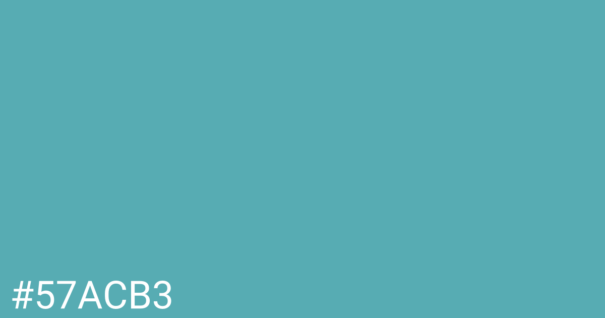 Hex color #57acb3 graphic