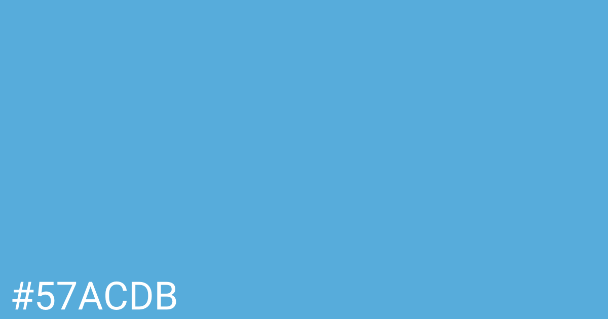 Hex color #57acdb graphic