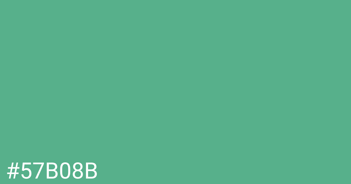 Hex color #57b08b graphic