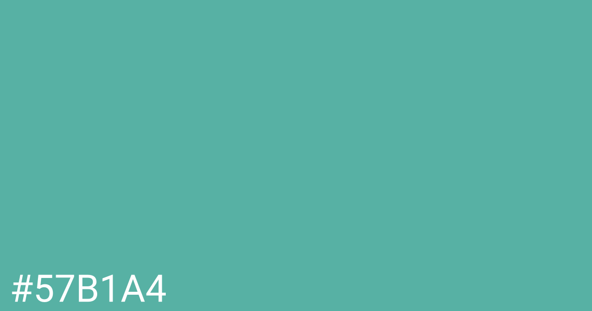 Hex color #57b1a4 graphic