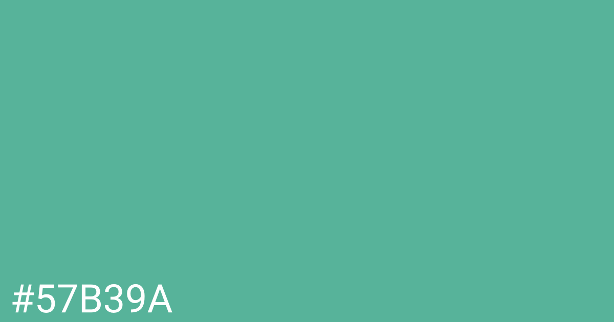 Hex color #57b39a graphic