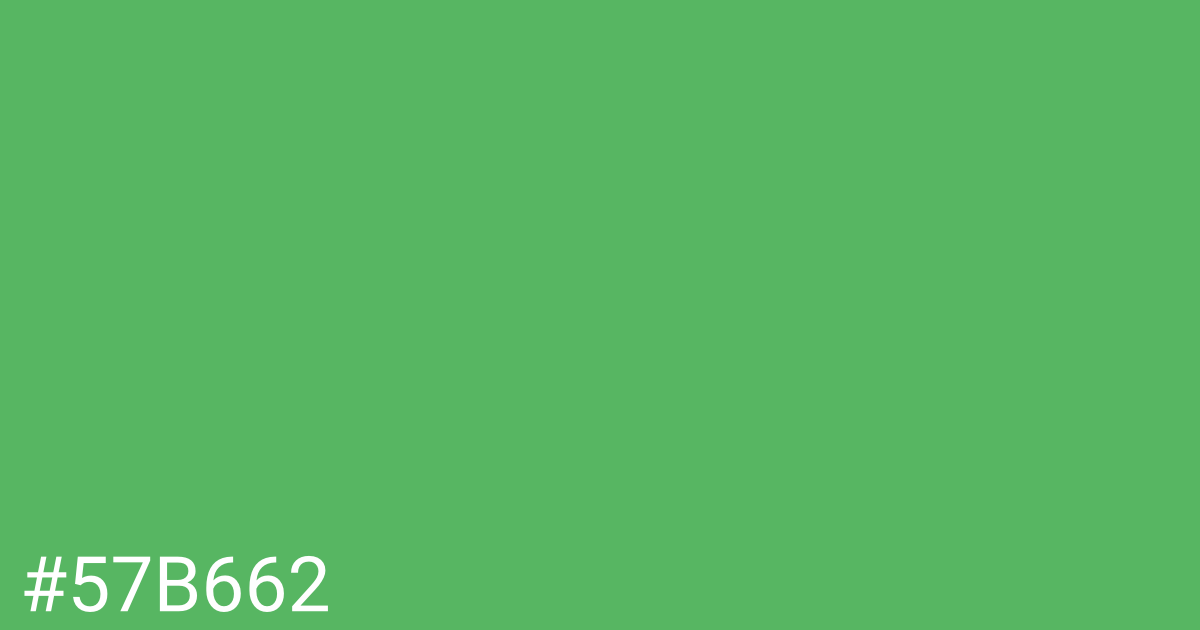 Hex color #57b662 graphic