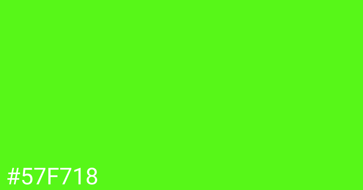 Hex color #57f718 graphic