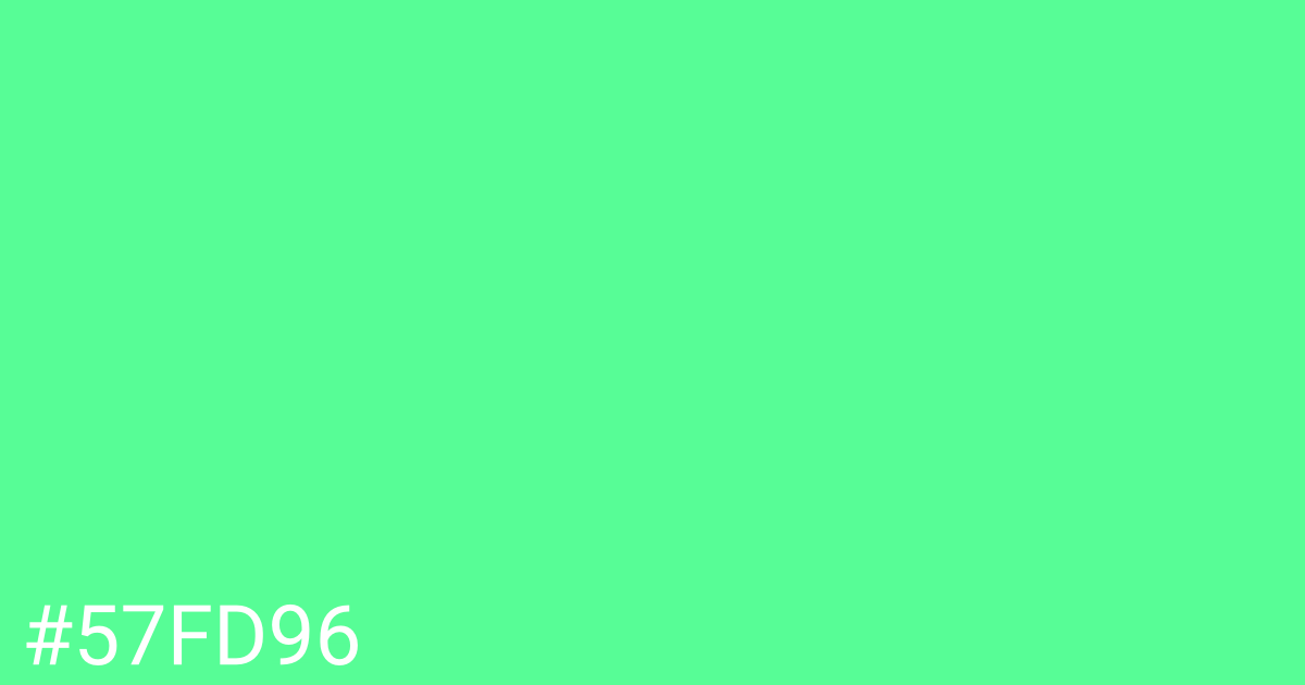 Hex color #57fd96 graphic