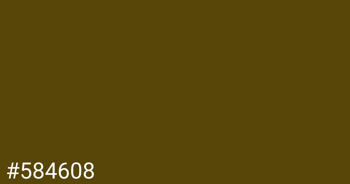 Hex color #584608 graphic