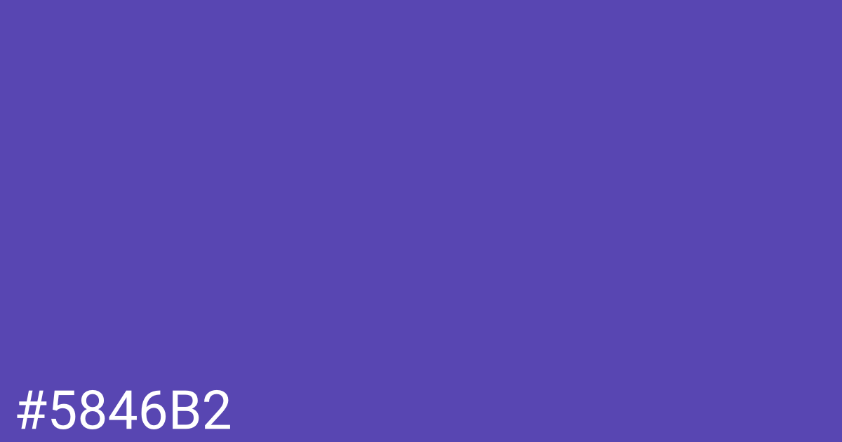 Hex color #5846b2 graphic