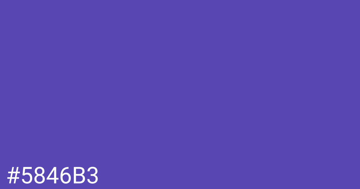 Hex color #5846b3 graphic