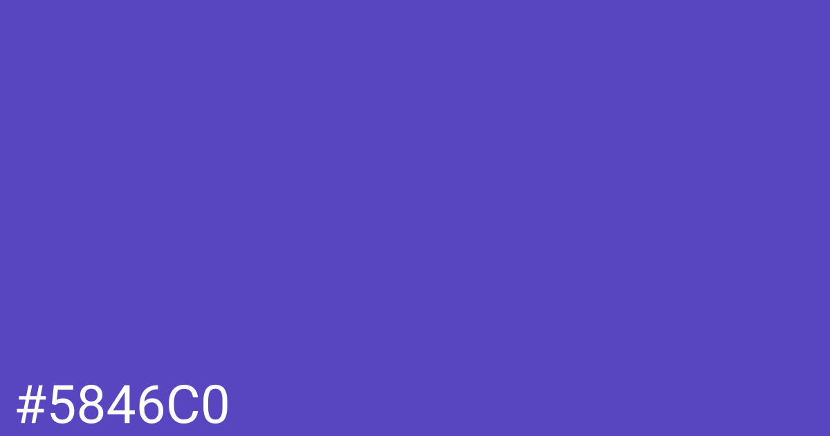 Hex color #5846c0 graphic