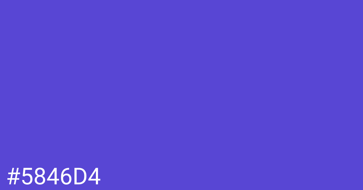 Hex color #5846d4 graphic