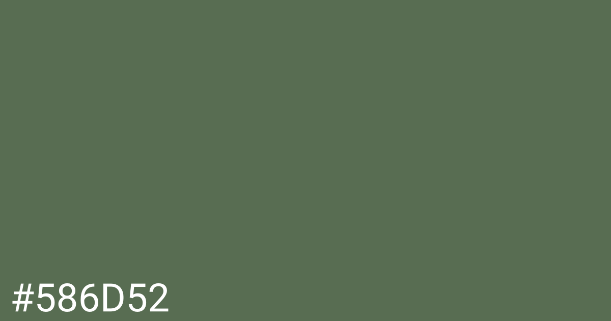 Hex color #586d52 graphic