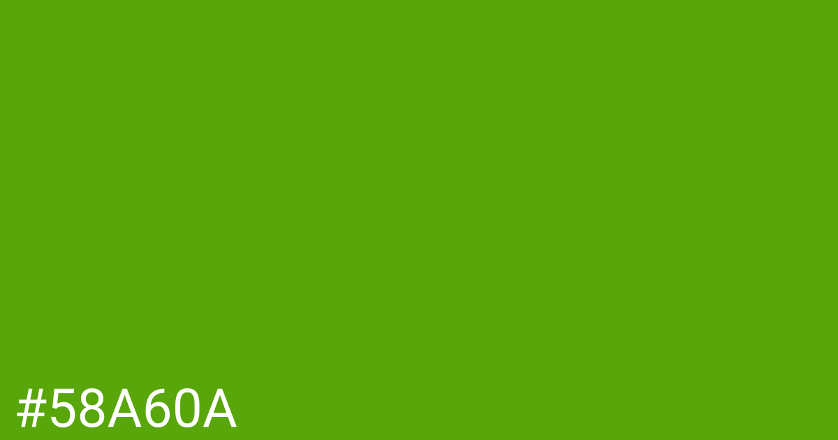 Hex color #58a60a graphic