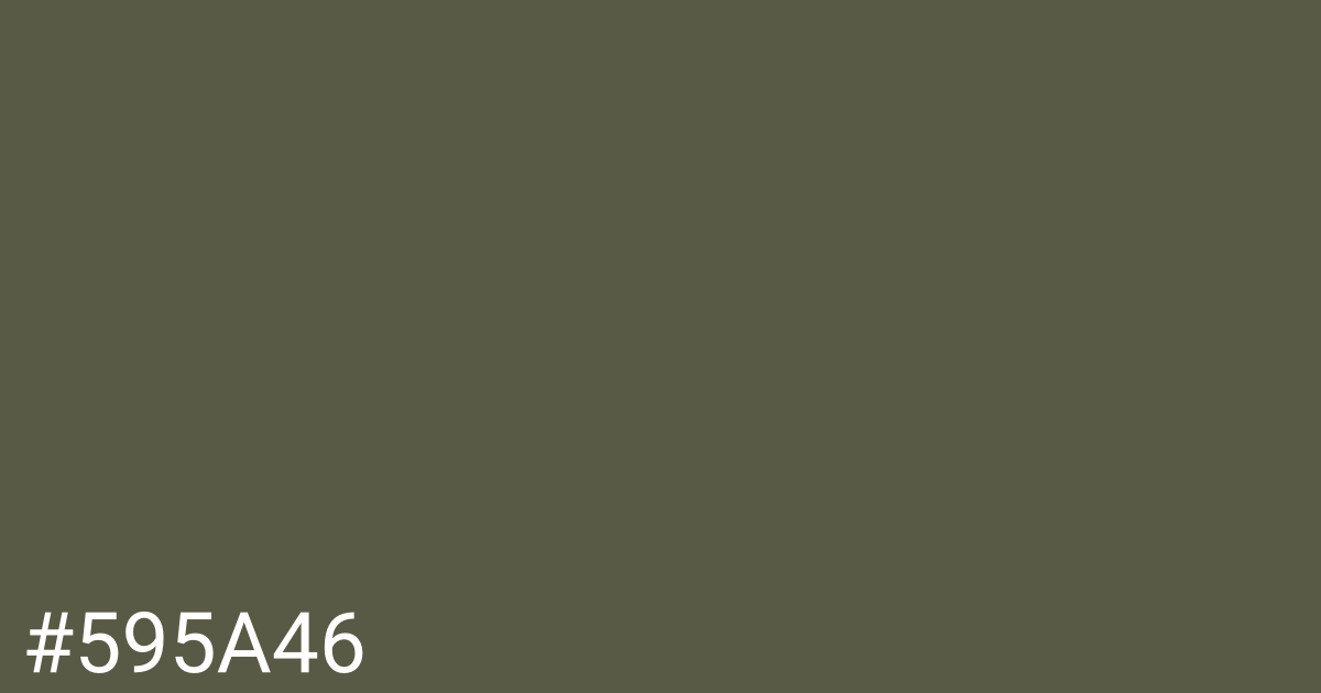 Hex color #595a46 graphic