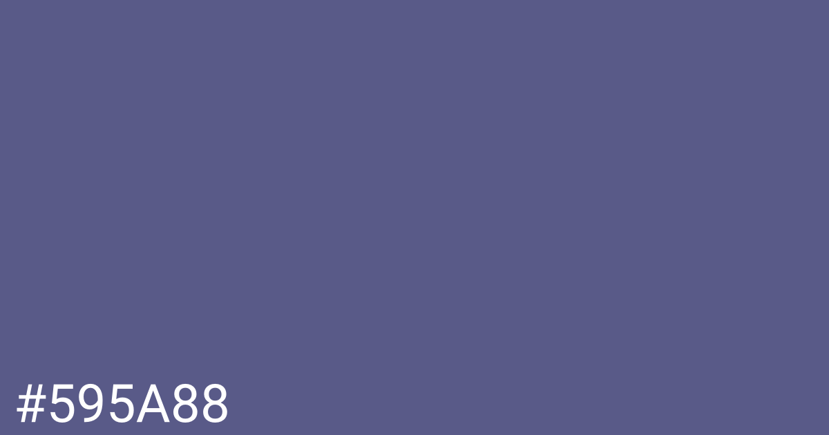 Hex color #595a88 graphic