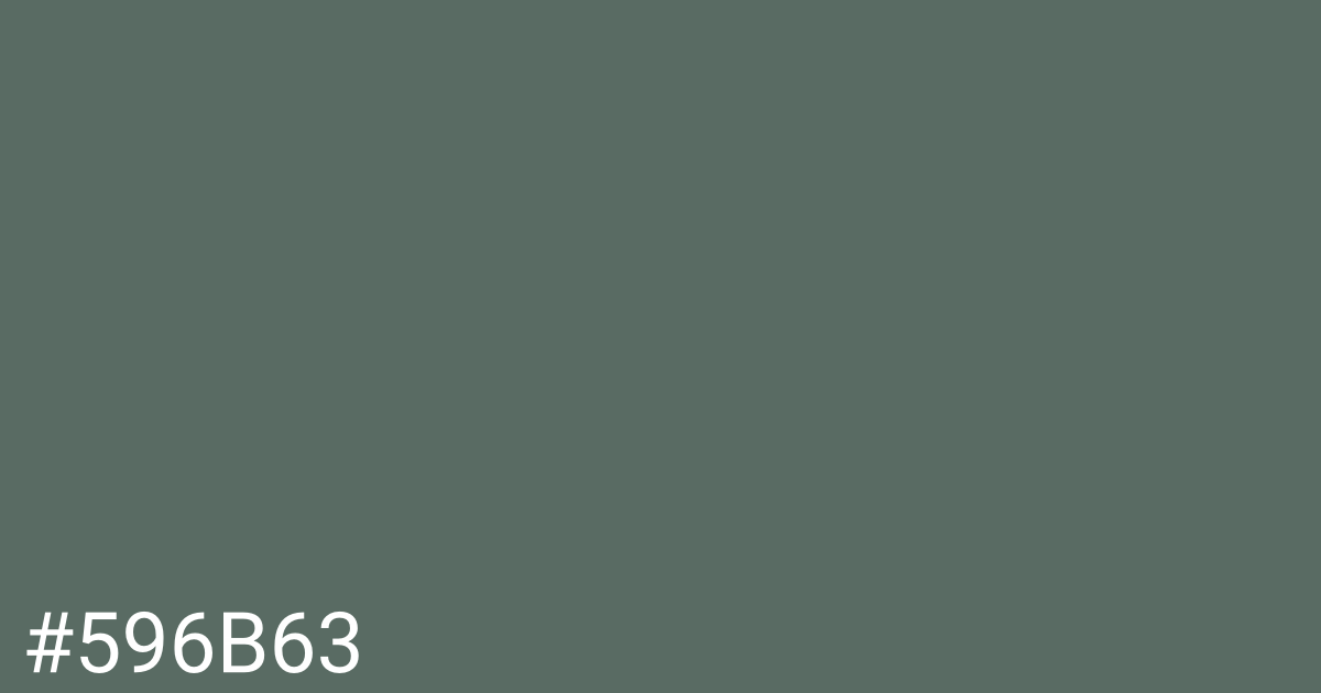 Hex color #596b63 graphic