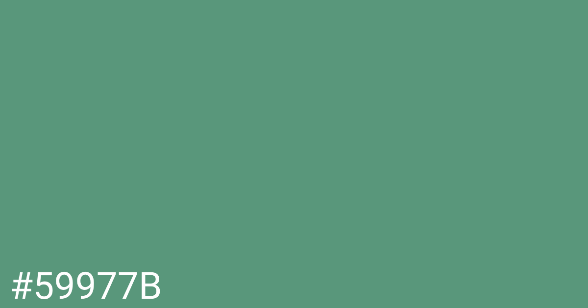 Hex color #59977b graphic