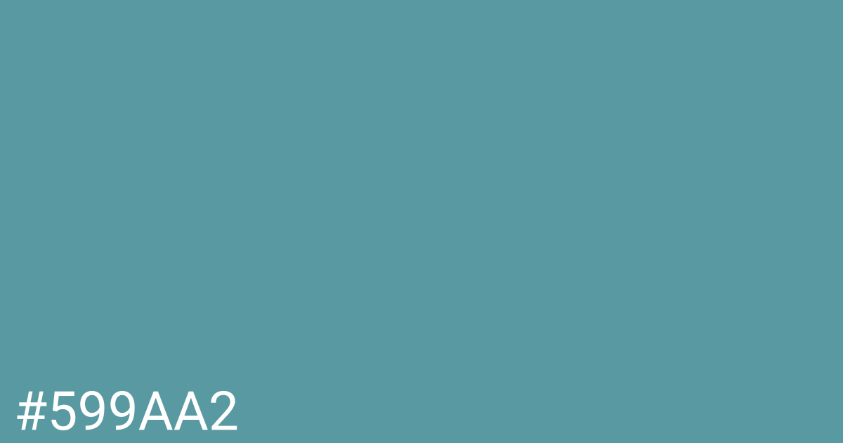 Hex color #599aa2 graphic