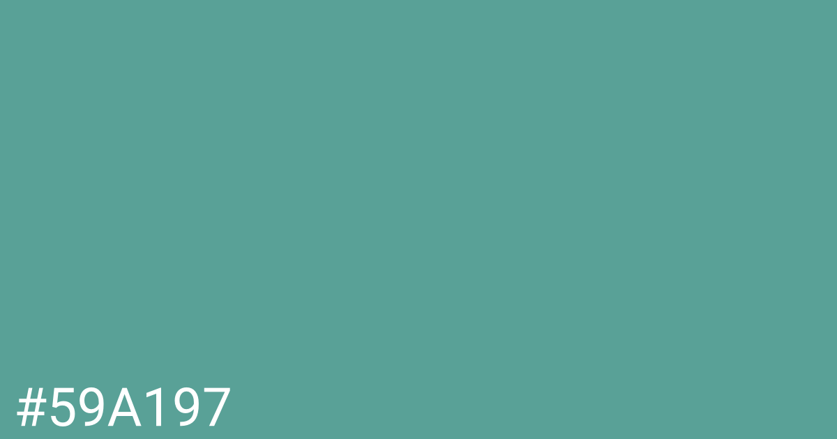 Hex color #59a197 graphic