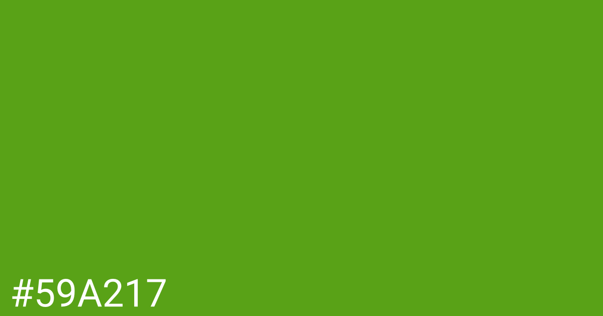Hex color #59a217 graphic