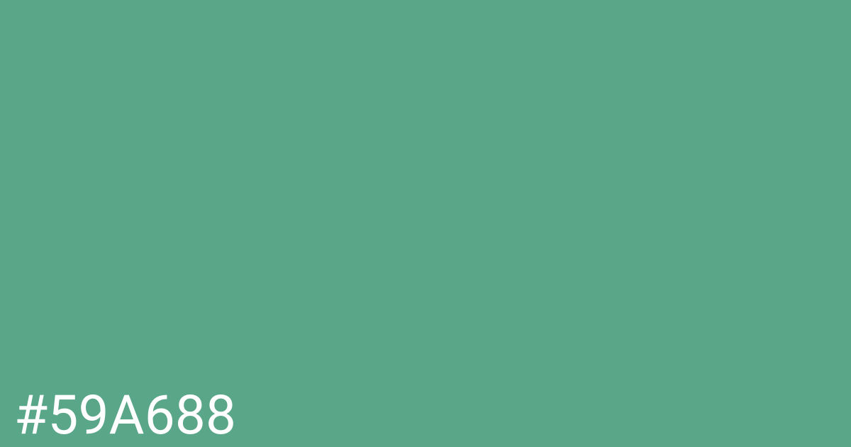 Hex color #59a688 graphic