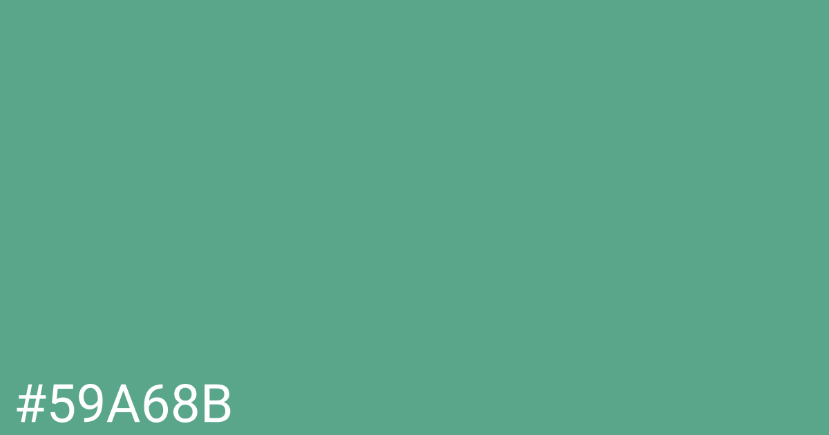 Hex color #59a68b graphic