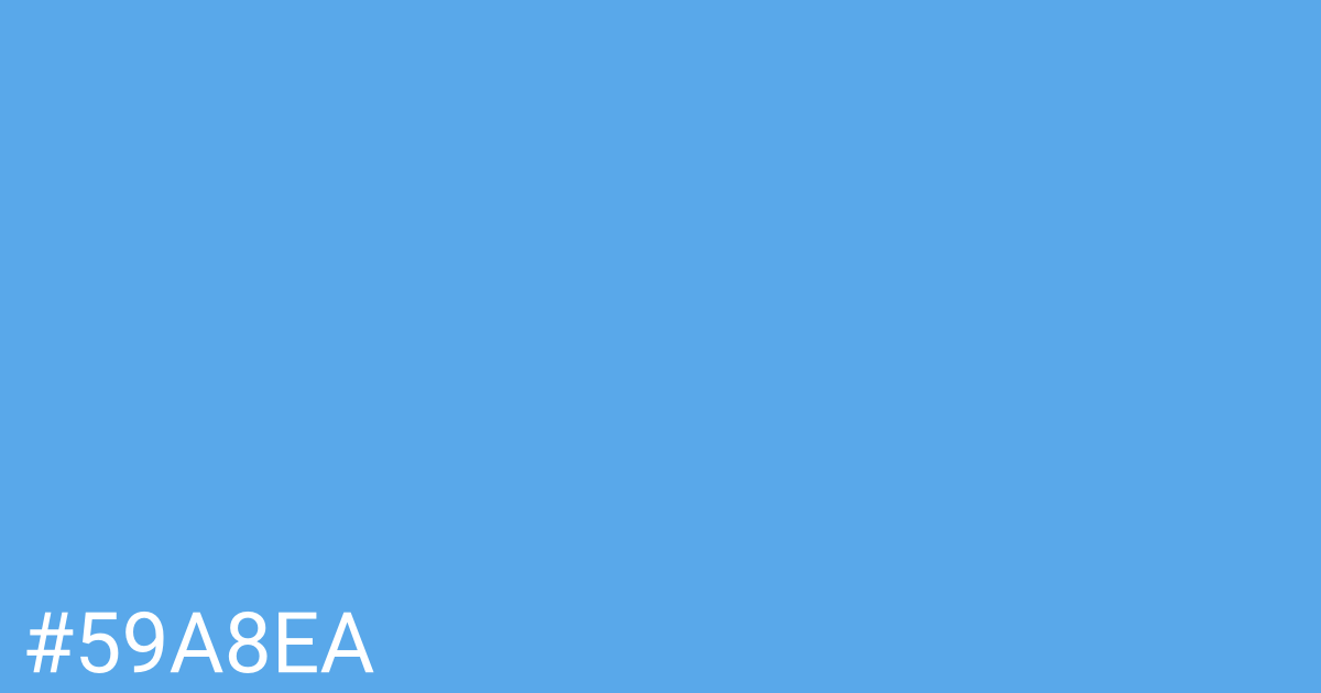 Hex color #59a8ea graphic