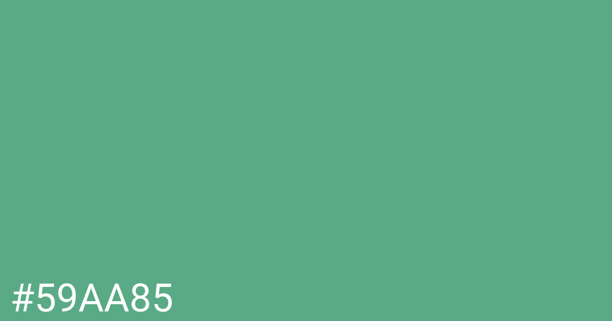 Hex color #59aa85 graphic