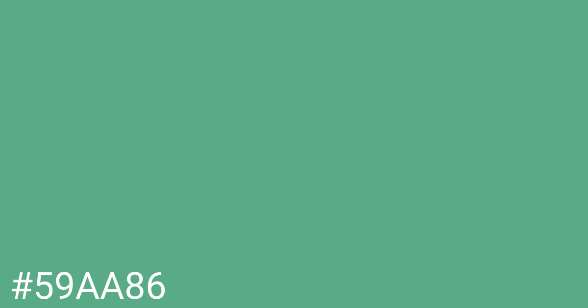 Hex color #59aa86 graphic
