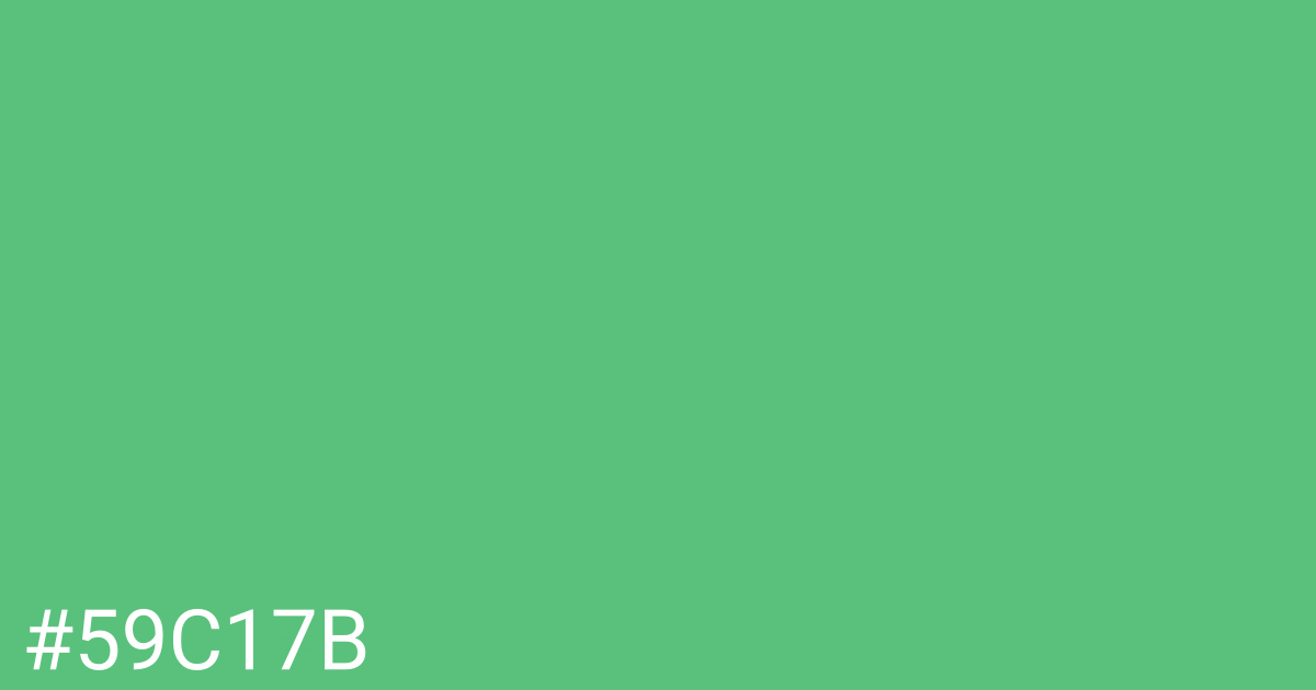 Hex color #59c17b graphic