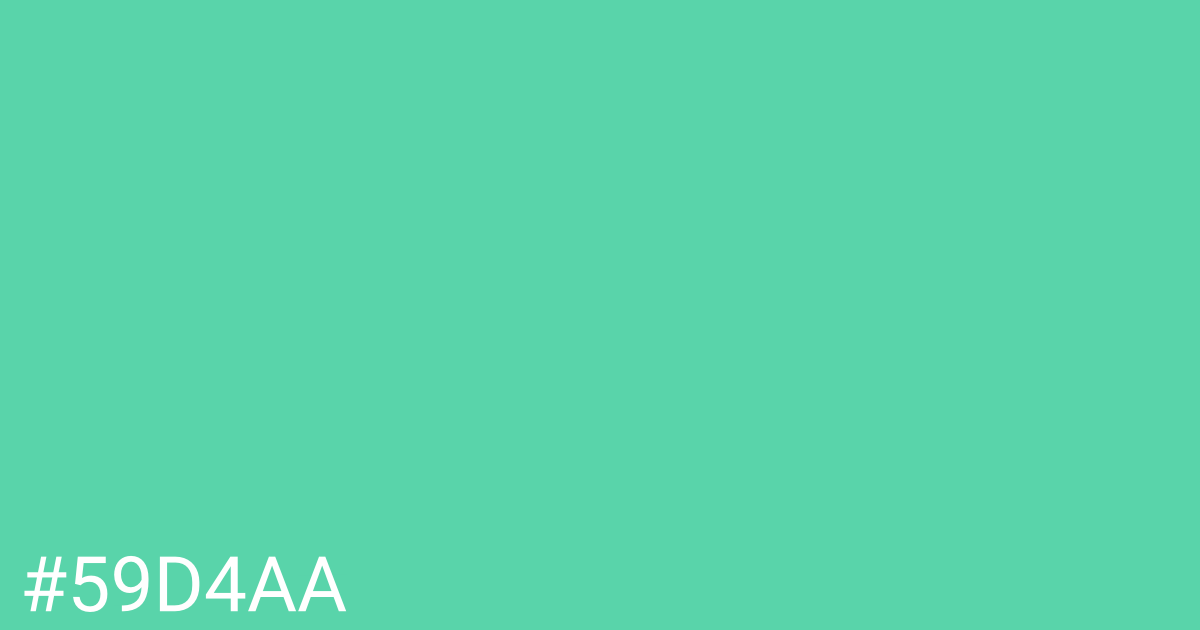 Hex color #59d4aa graphic