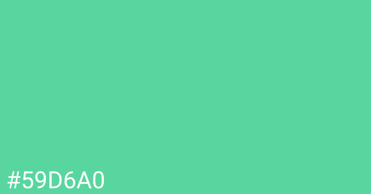 Hex color #59d6a0 graphic