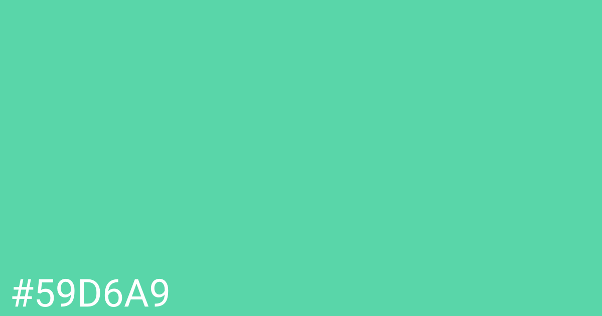 Hex color #59d6a9 graphic