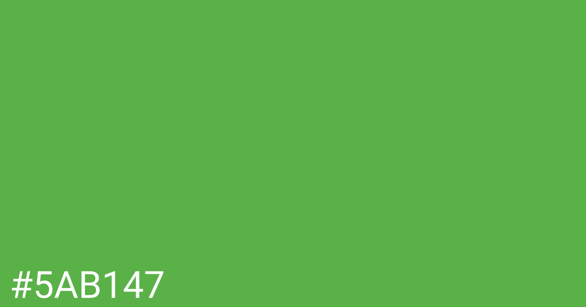 Hex color #5ab147 graphic