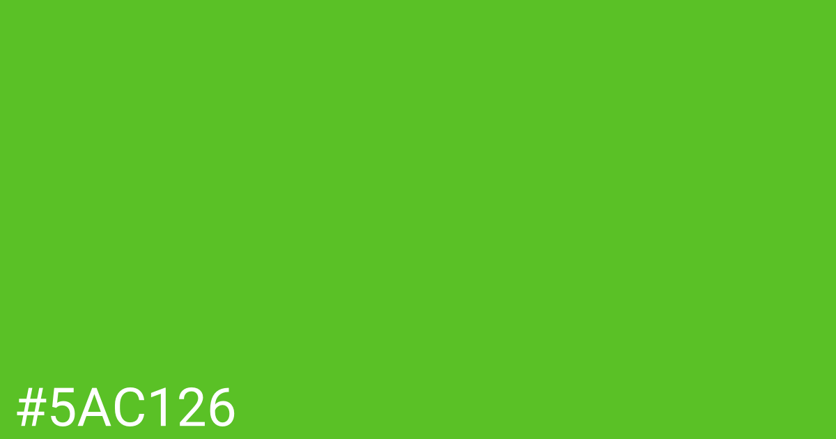 Hex color #5ac126 graphic