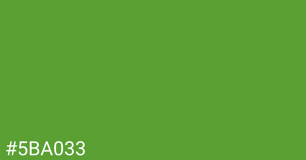 Hex color #5ba033 graphic