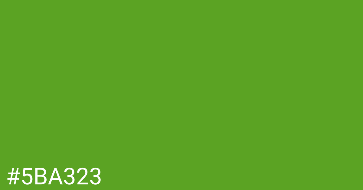 Hex color #5ba323 graphic