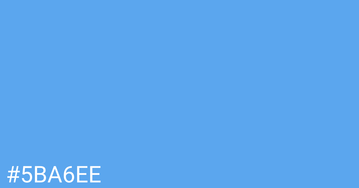 Hex color #5ba6ee graphic