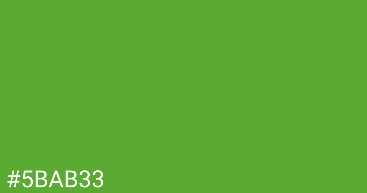 Hex color #5bab33 graphic