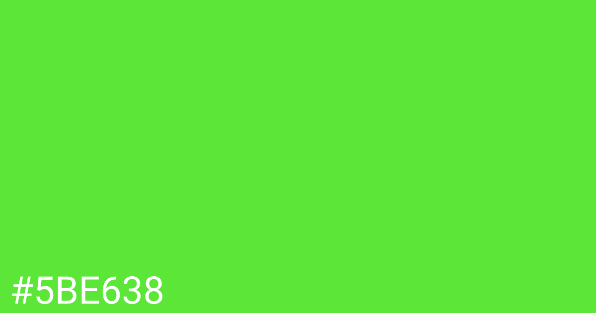 Hex color #5be638 graphic