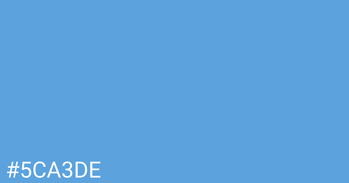 Hex color #5ca3de graphic