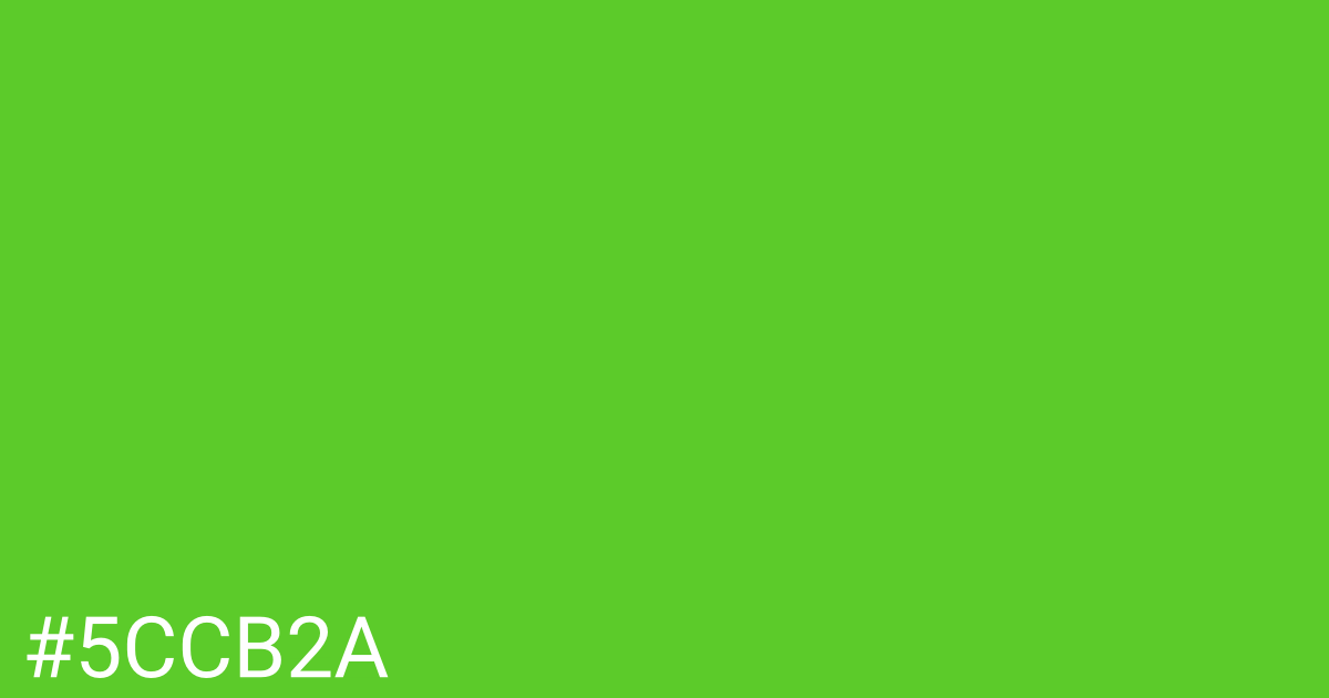 Hex color #5ccb2a graphic