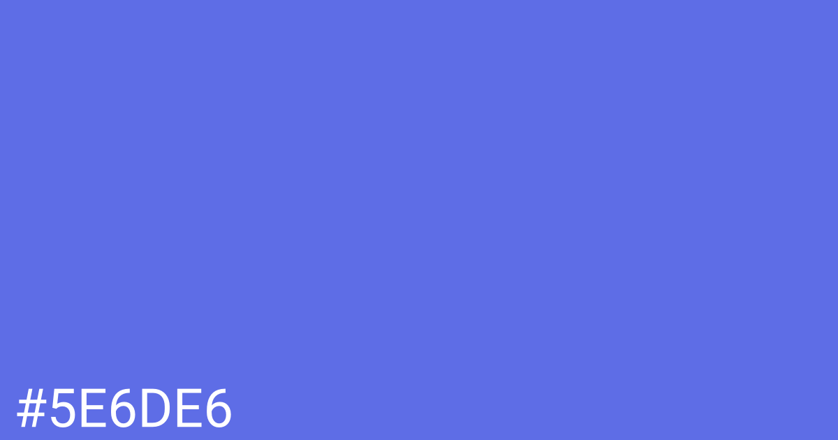 Hex color #5e6de6 graphic