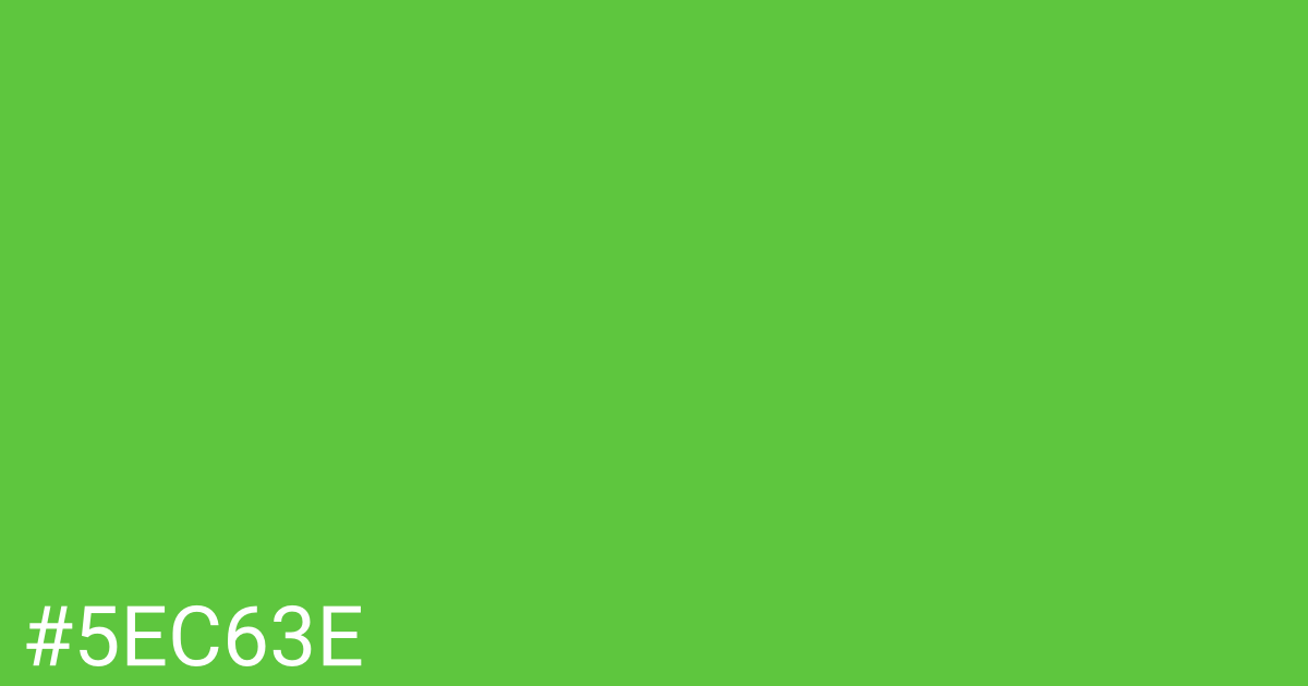 Hex color #5ec63e graphic