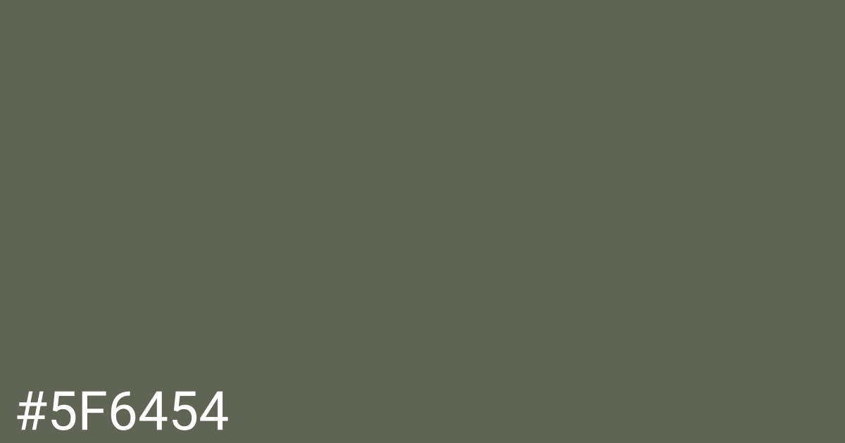 Hex color #5f6454 graphic