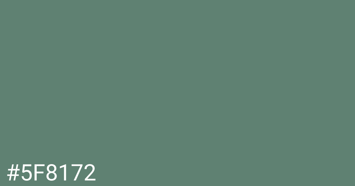 Hex color #5f8172 graphic