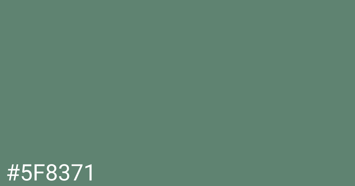 Hex color #5f8371 graphic