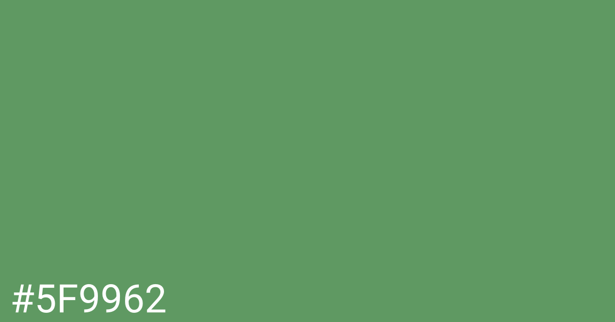 Hex color #5f9962 graphic